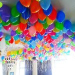 500 шариков с гелием под потолок