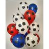 Футбольный мяч флаг России 25 шариков с гелием